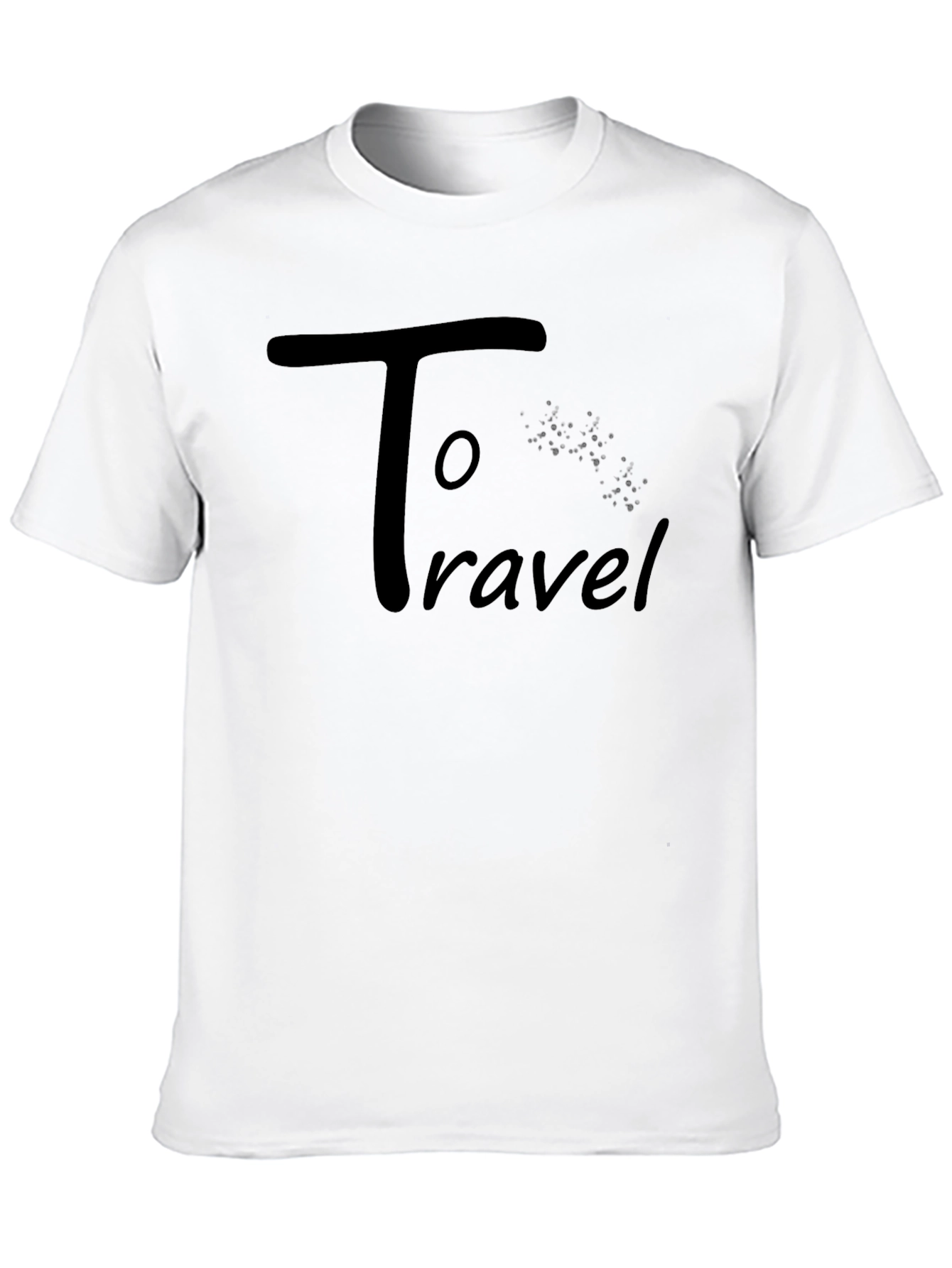 Camiseta Negra Hombre - To Travel