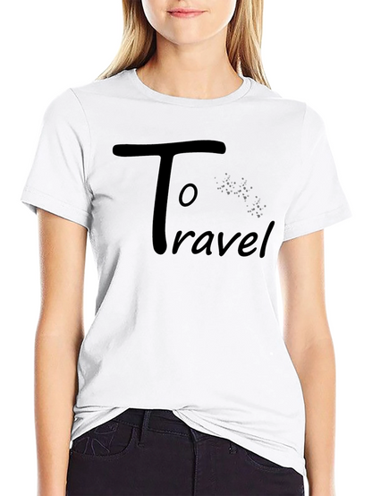 Camiseta Negra Hombre - To Travel
