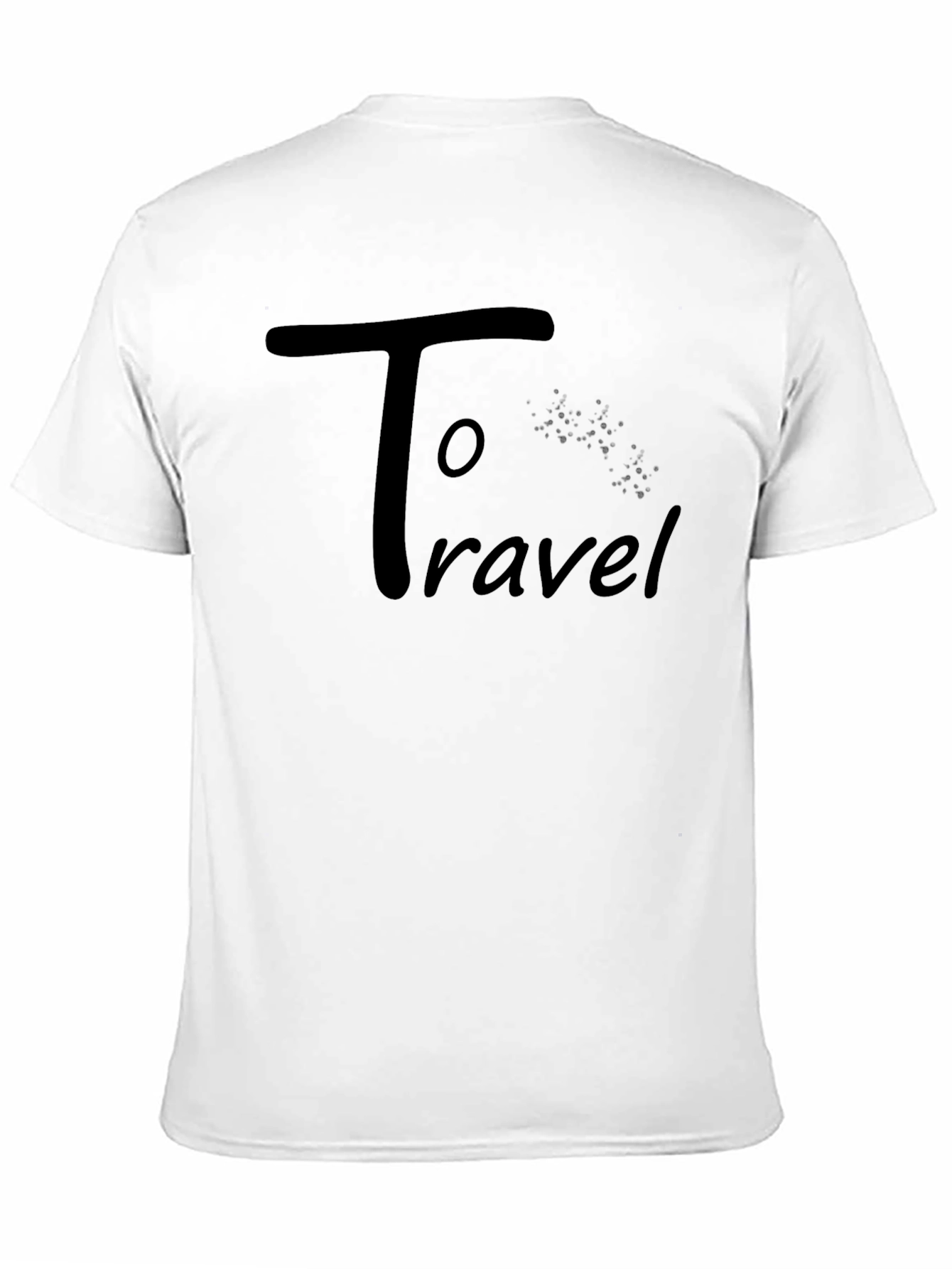 Camiseta Negra Hombre - To Travel