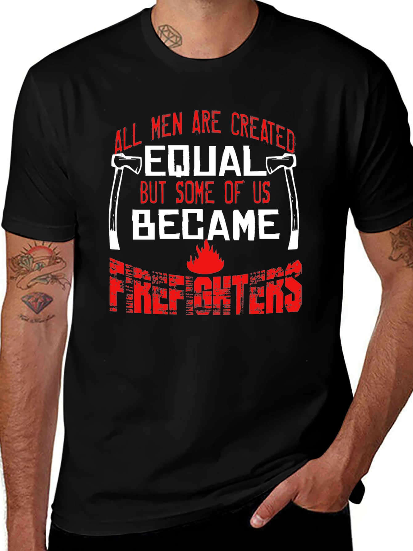 Camiseta Bomberos: Todos Iguales Algunos Bomberos
