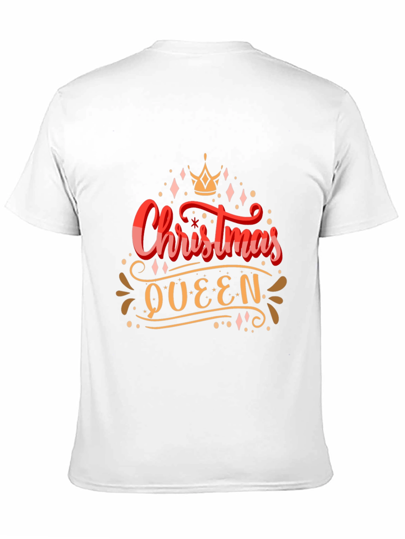 Camiseta Negra Navideña Christmas Queen