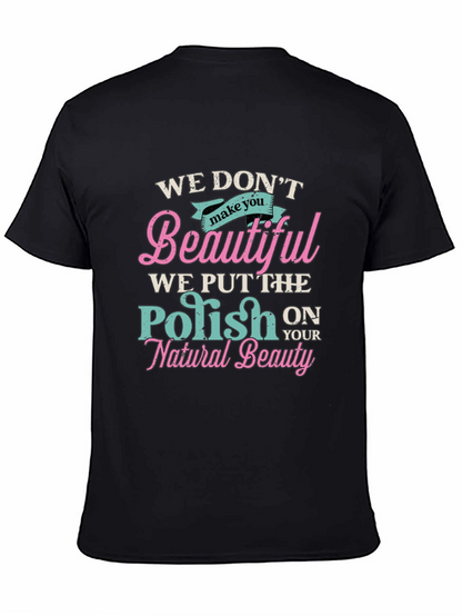 Camiseta Negra: Realzamos Tu Belleza Natural