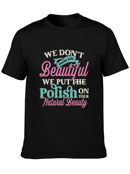 Camiseta Negra: Realzamos Tu Belleza Natural