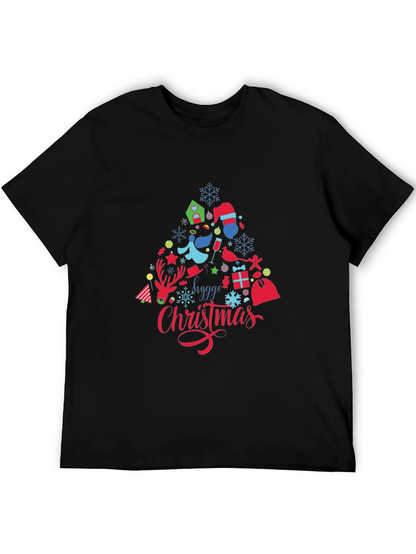 Camiseta Negra Navideña Hygge Christmas