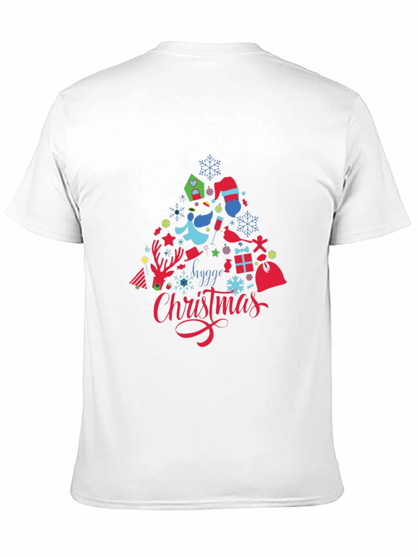 Camiseta Negra Navideña Hygge Christmas