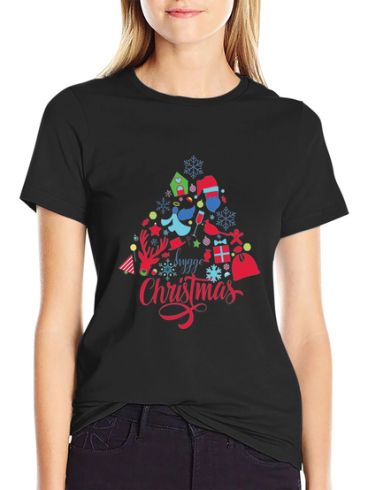 Camiseta Negra Navideña Hygge Christmas