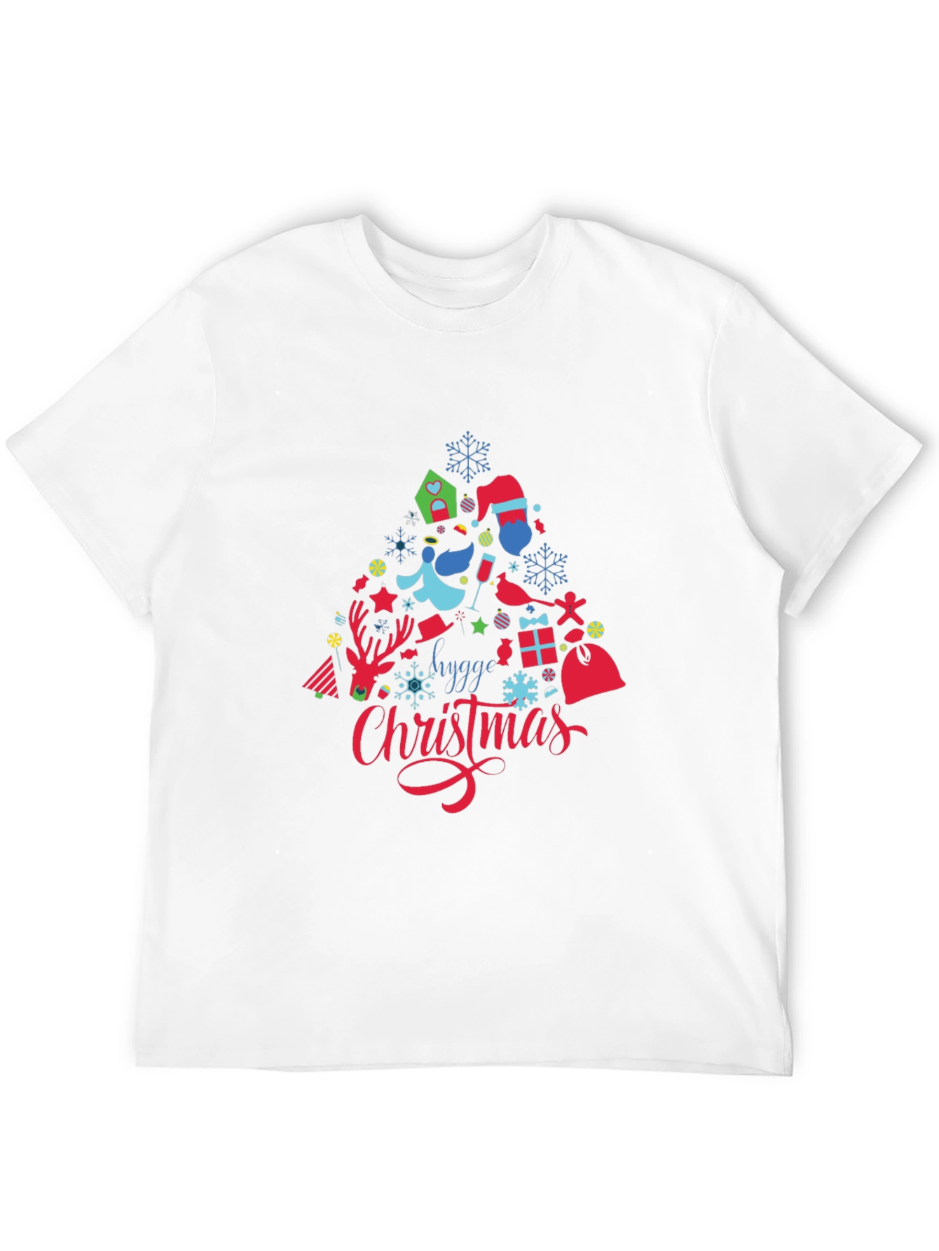 Camiseta Negra Navideña Hygge Christmas