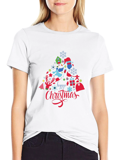Camiseta Negra Navideña Hygge Christmas
