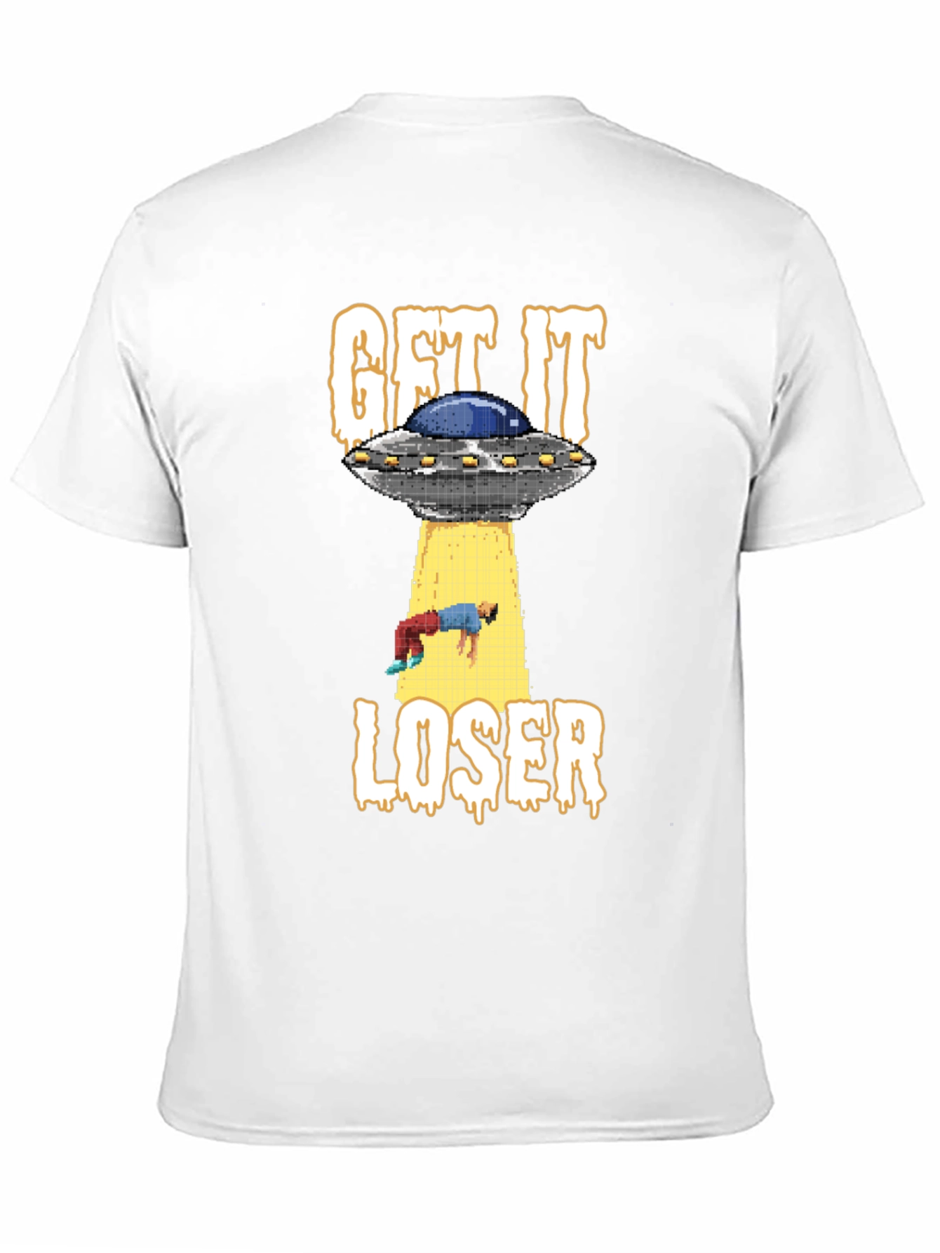 Camiseta Negra Get It Loser OVNI