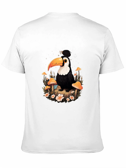 Camiseta Negra con Diseño de Tucán Mágico