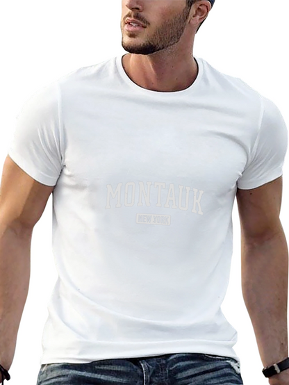Camiseta Negra Montauk Nueva York