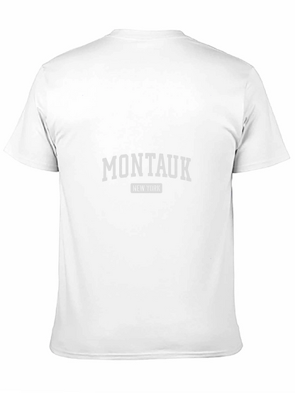 Camiseta Negra Montauk Nueva York