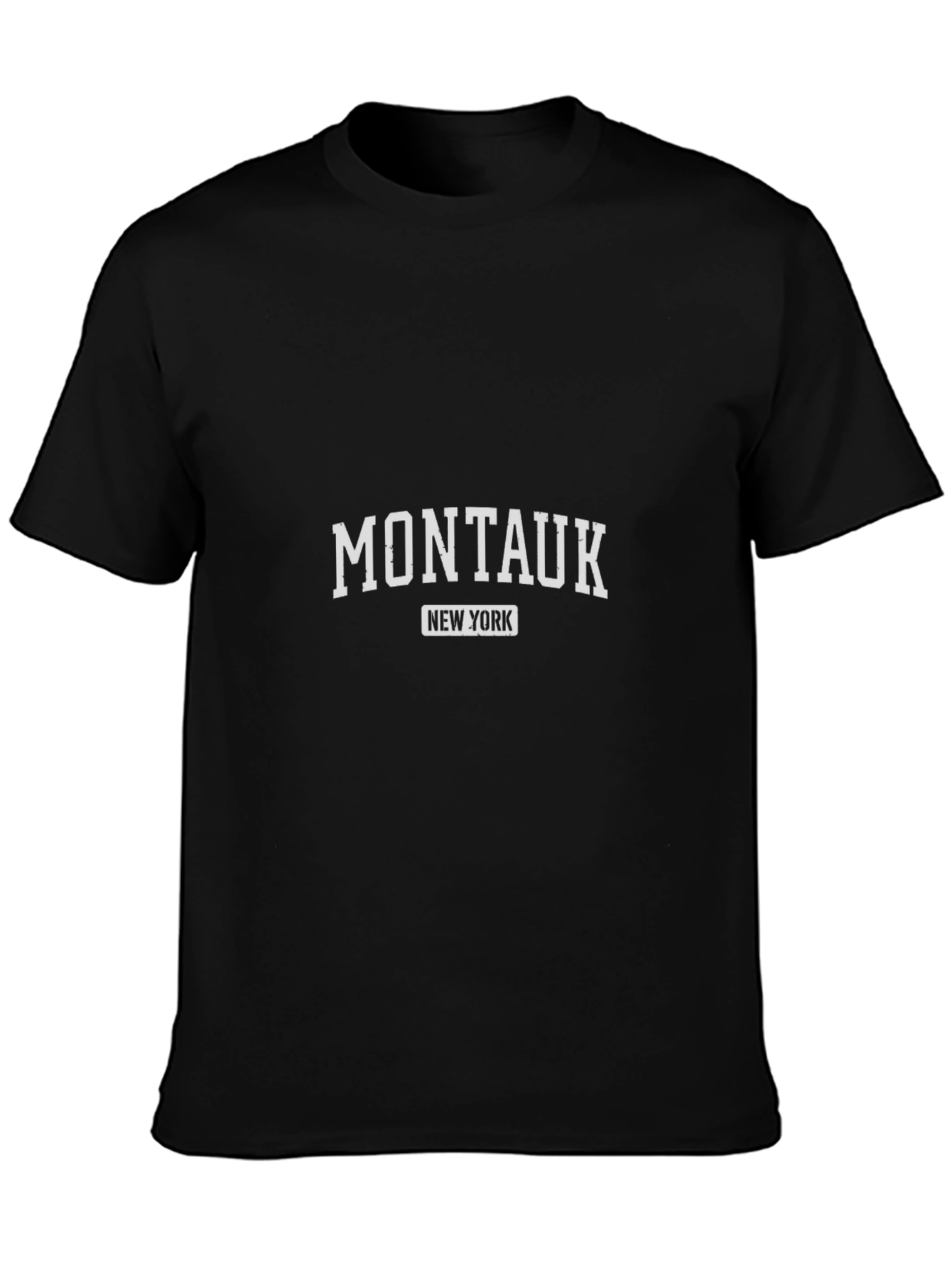 Camiseta Negra Montauk Nueva York