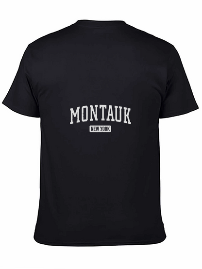 Camiseta Negra Montauk Nueva York