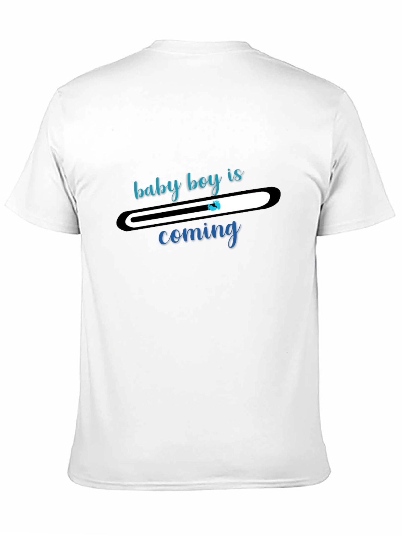 Camiseta de Anuncio de Embarazo Baby Boy is Coming