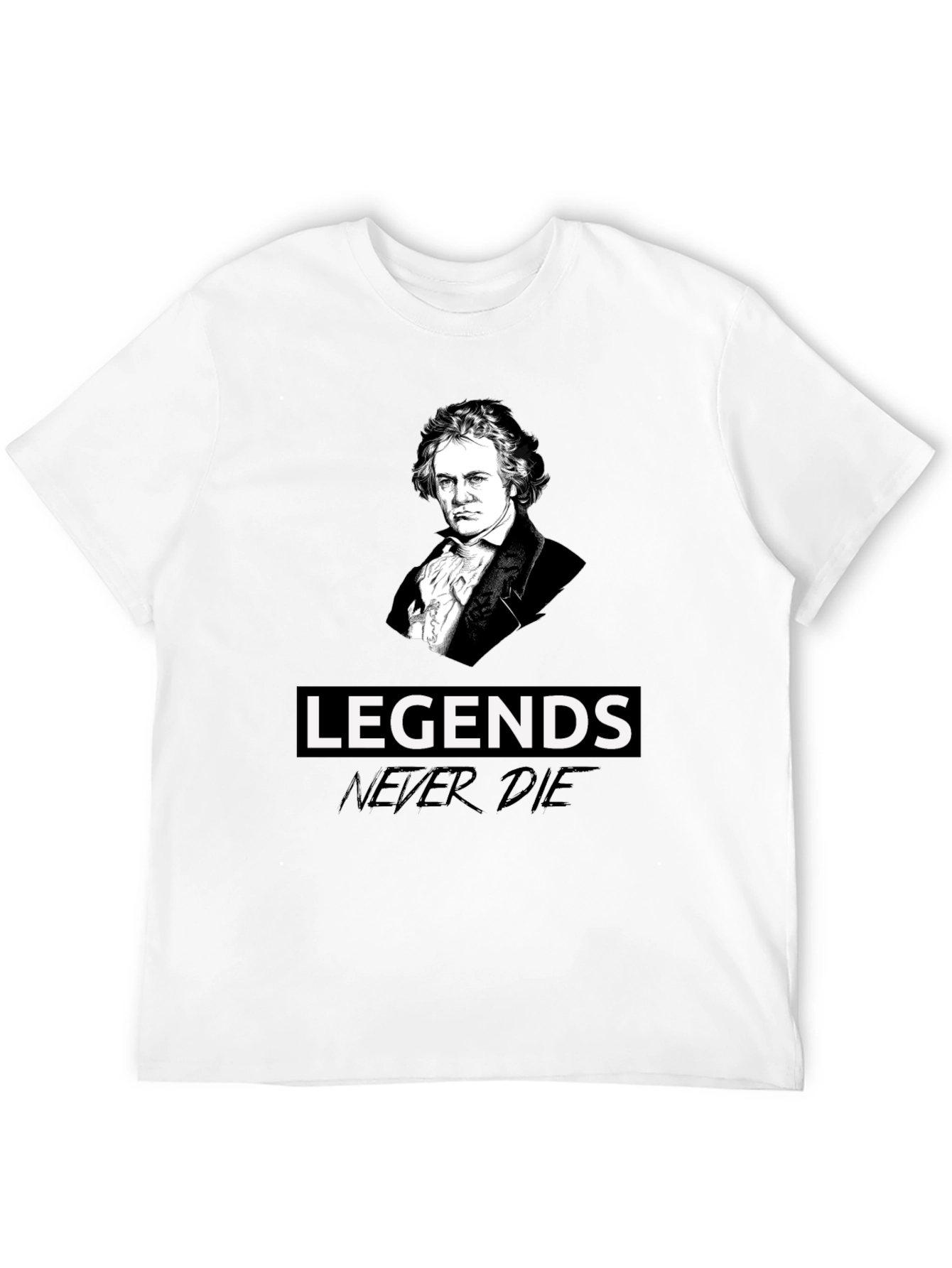 Camiseta Negra Leyendas Beethoven