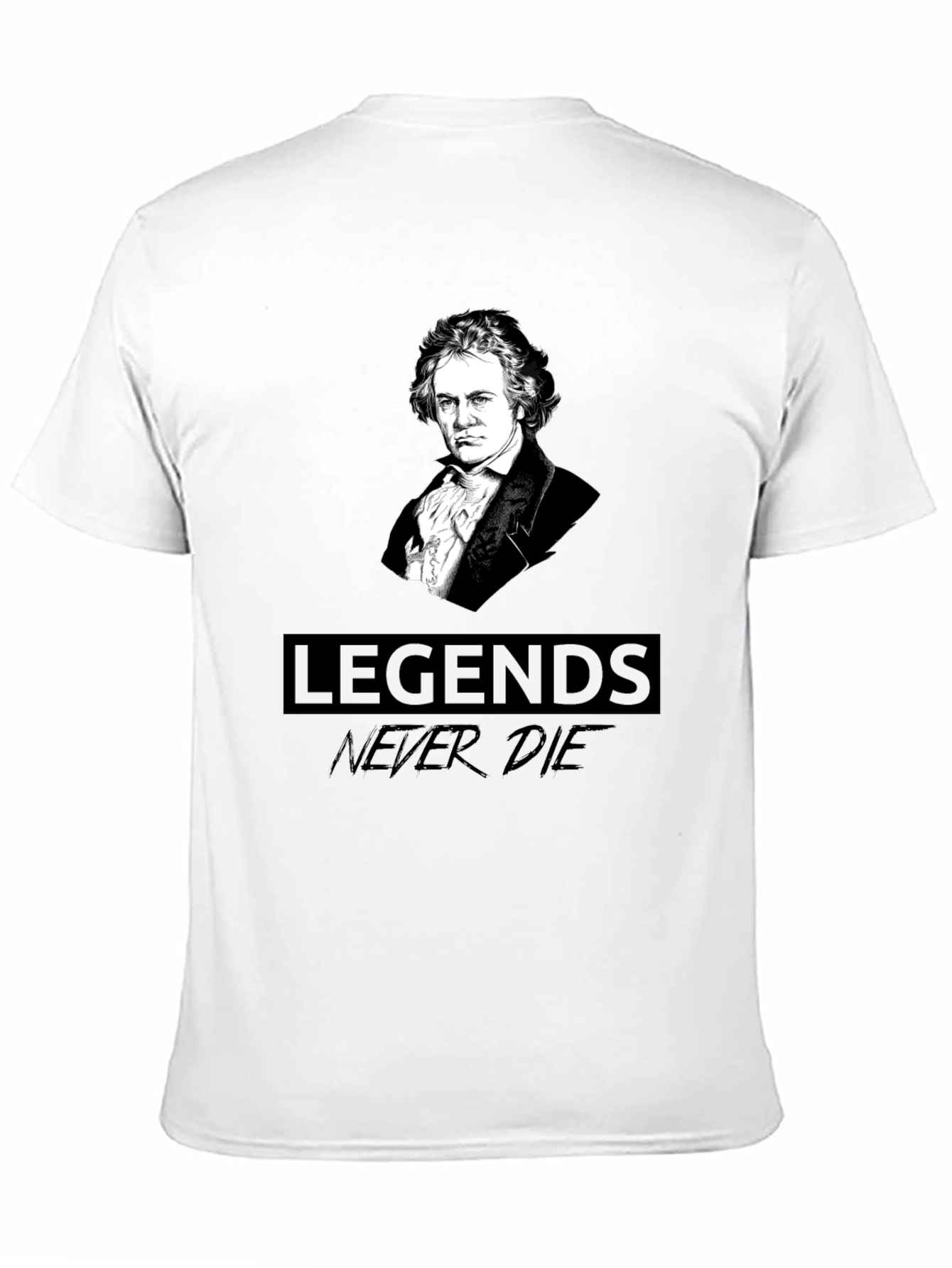 Camiseta Negra Leyendas Beethoven
