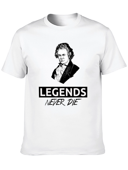 Camiseta Negra Leyendas Beethoven