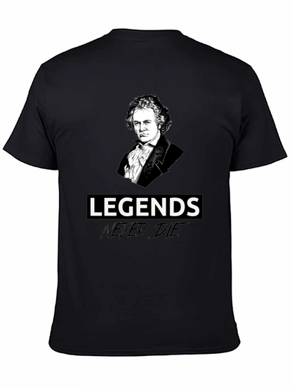 Camiseta Negra Leyendas Beethoven