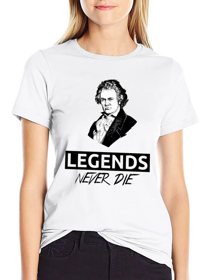 Camiseta Negra Leyendas Beethoven