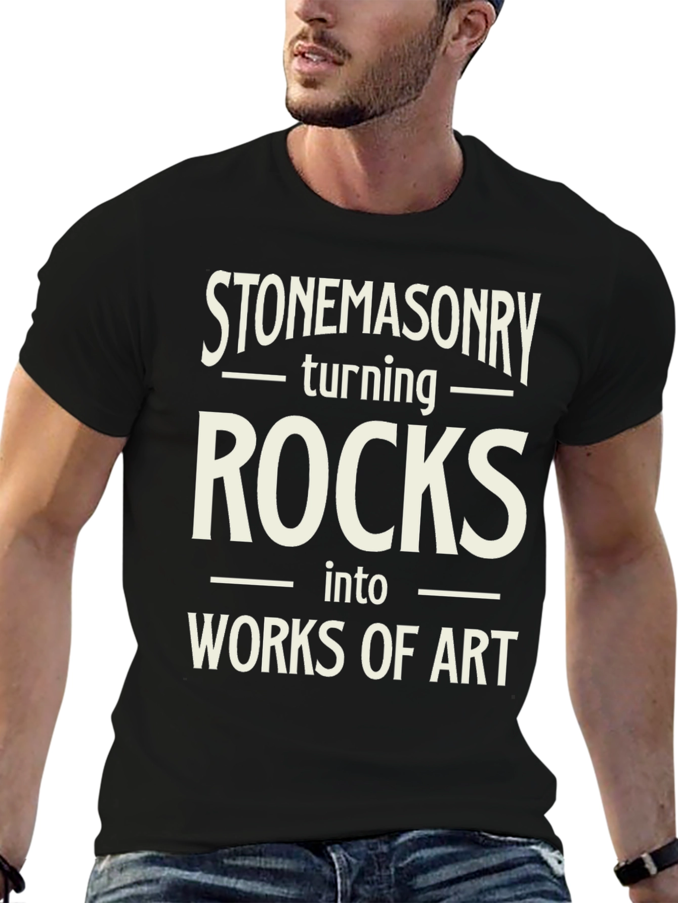 Camiseta Negra Stonemasonry