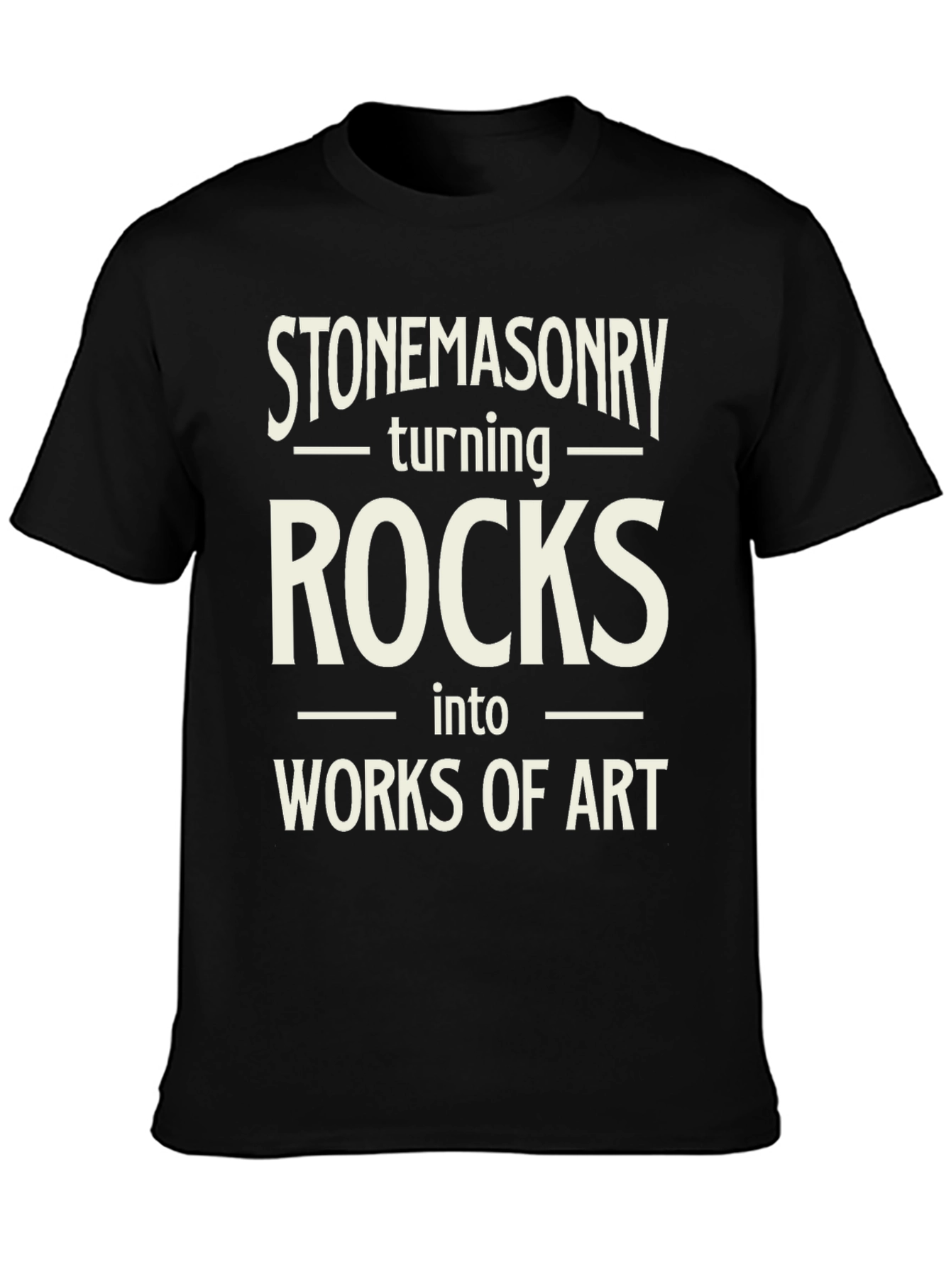 Camiseta Negra Stonemasonry