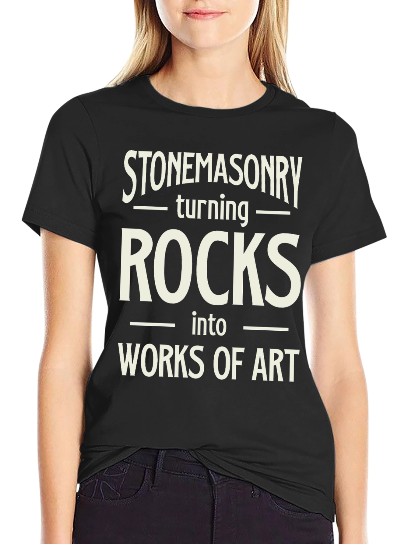 Camiseta Negra Stonemasonry