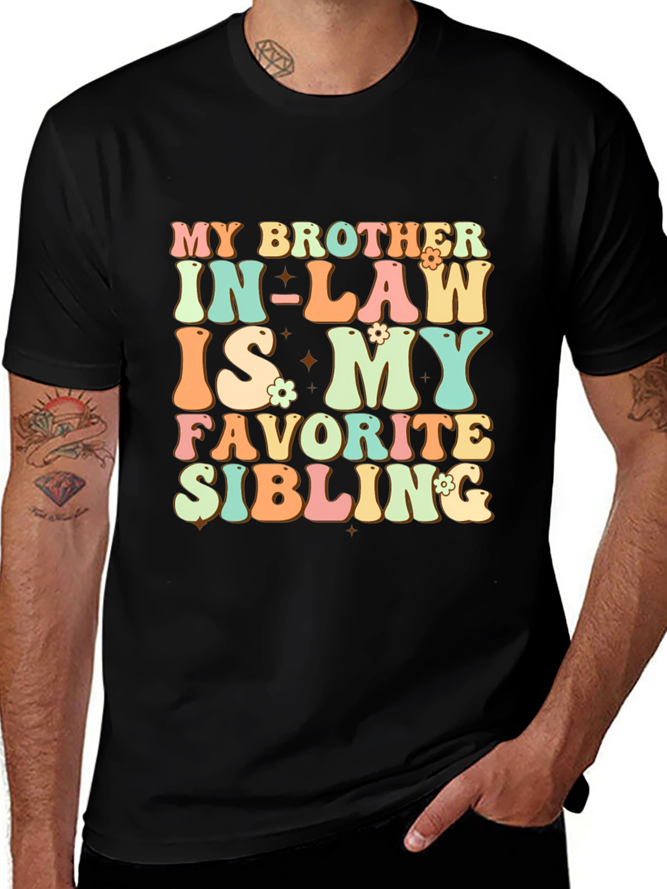 Camiseta My Brother In-Law Is My Favorite Sibling