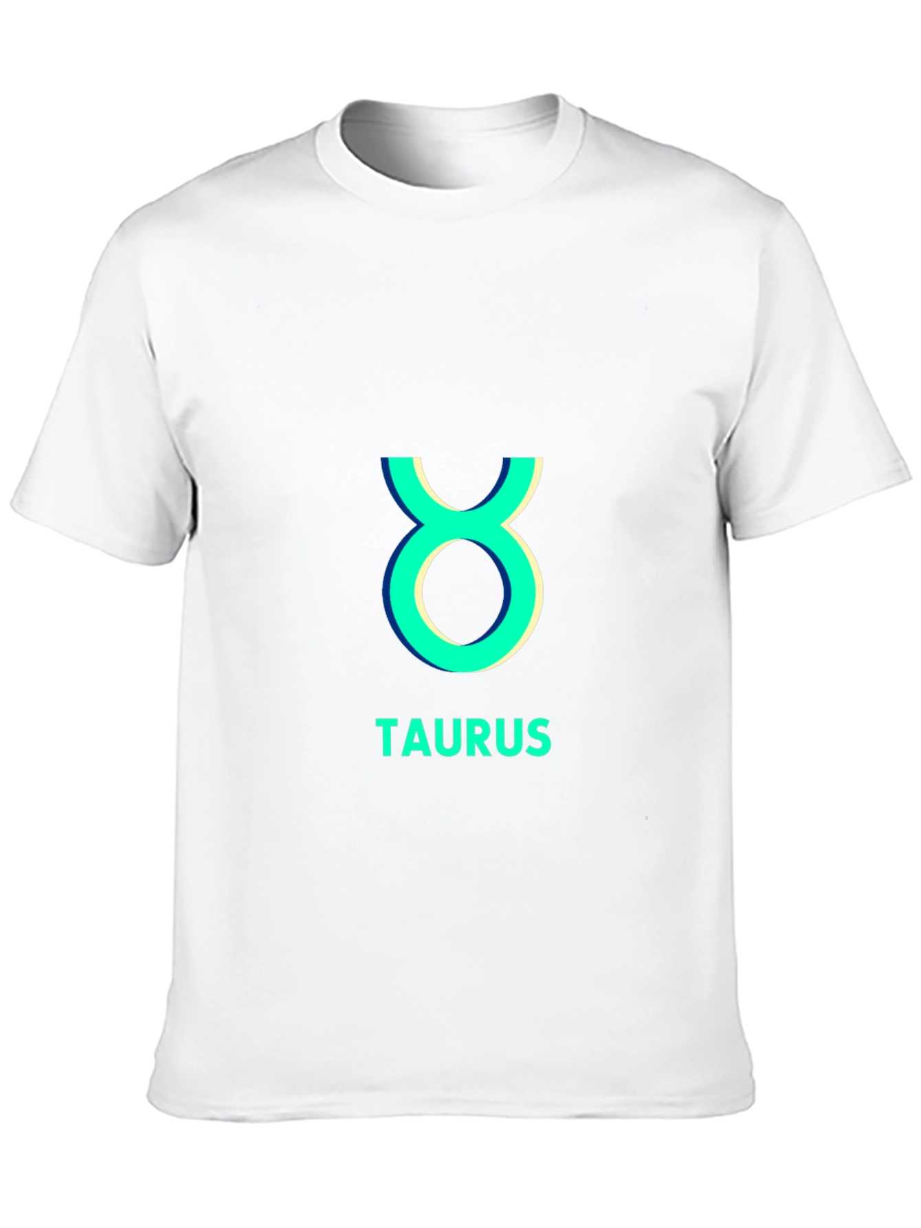 Camiseta Negra Taurus Signo Zodiacal Algodón