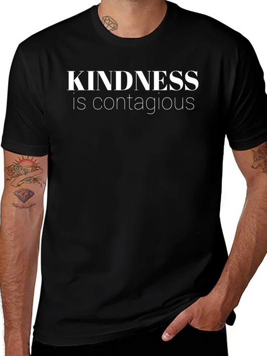 Camiseta Negra: Kindess is Contagious