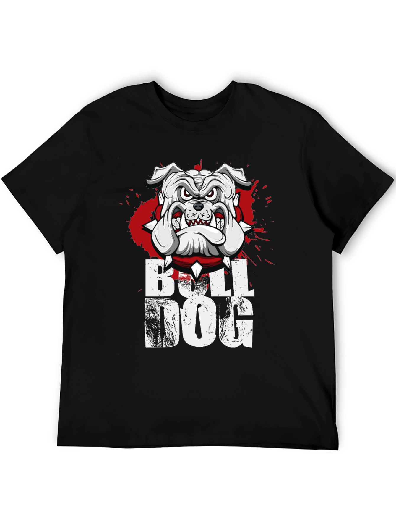 Camiseta Bulldog Inglés Diseño Gráfico Hombre