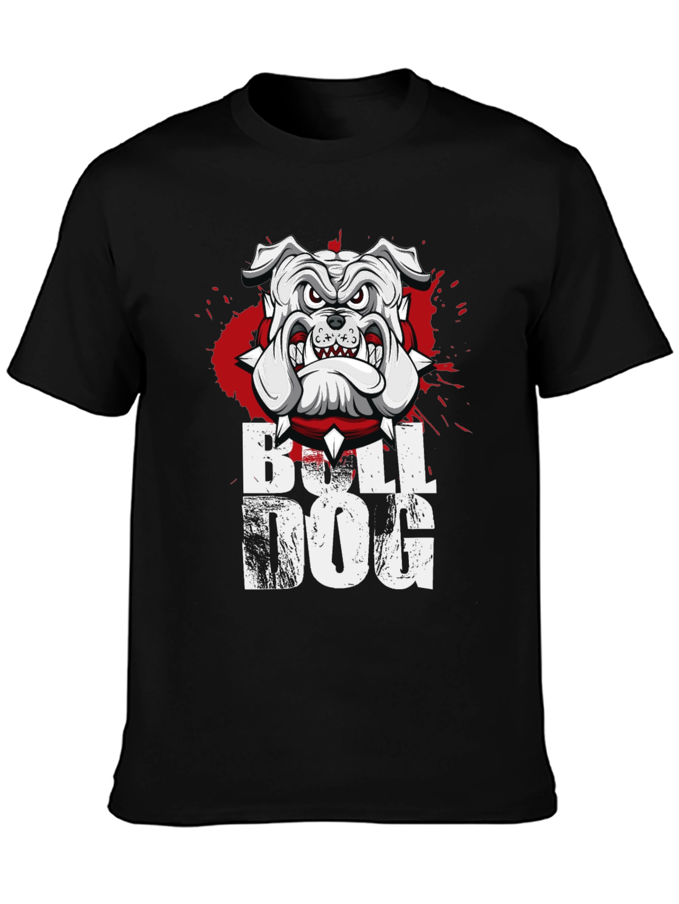 Camiseta Bulldog Inglés Diseño Gráfico Hombre