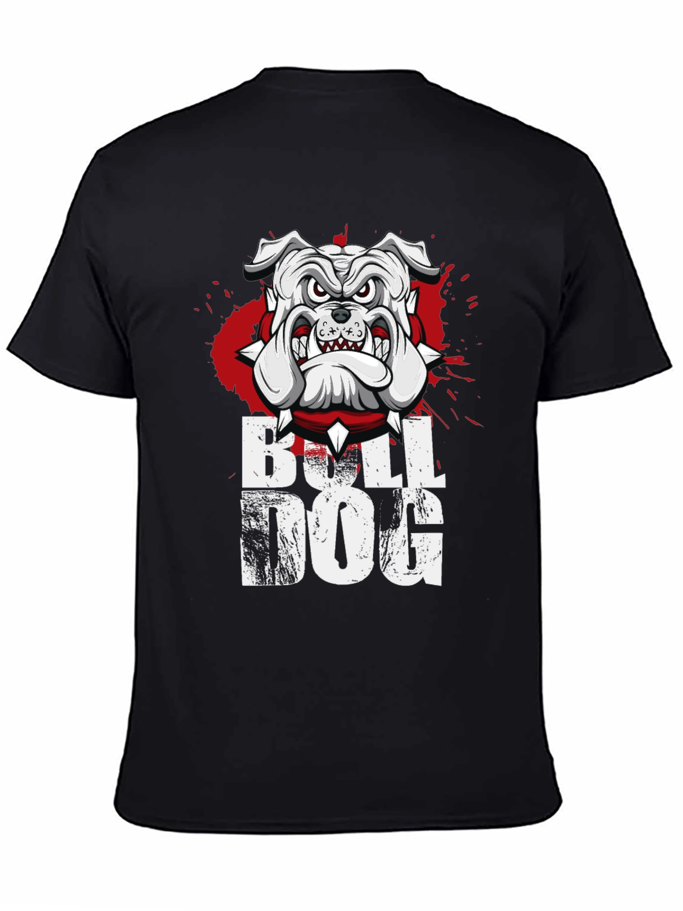 Camiseta Bulldog Inglés Diseño Gráfico Hombre