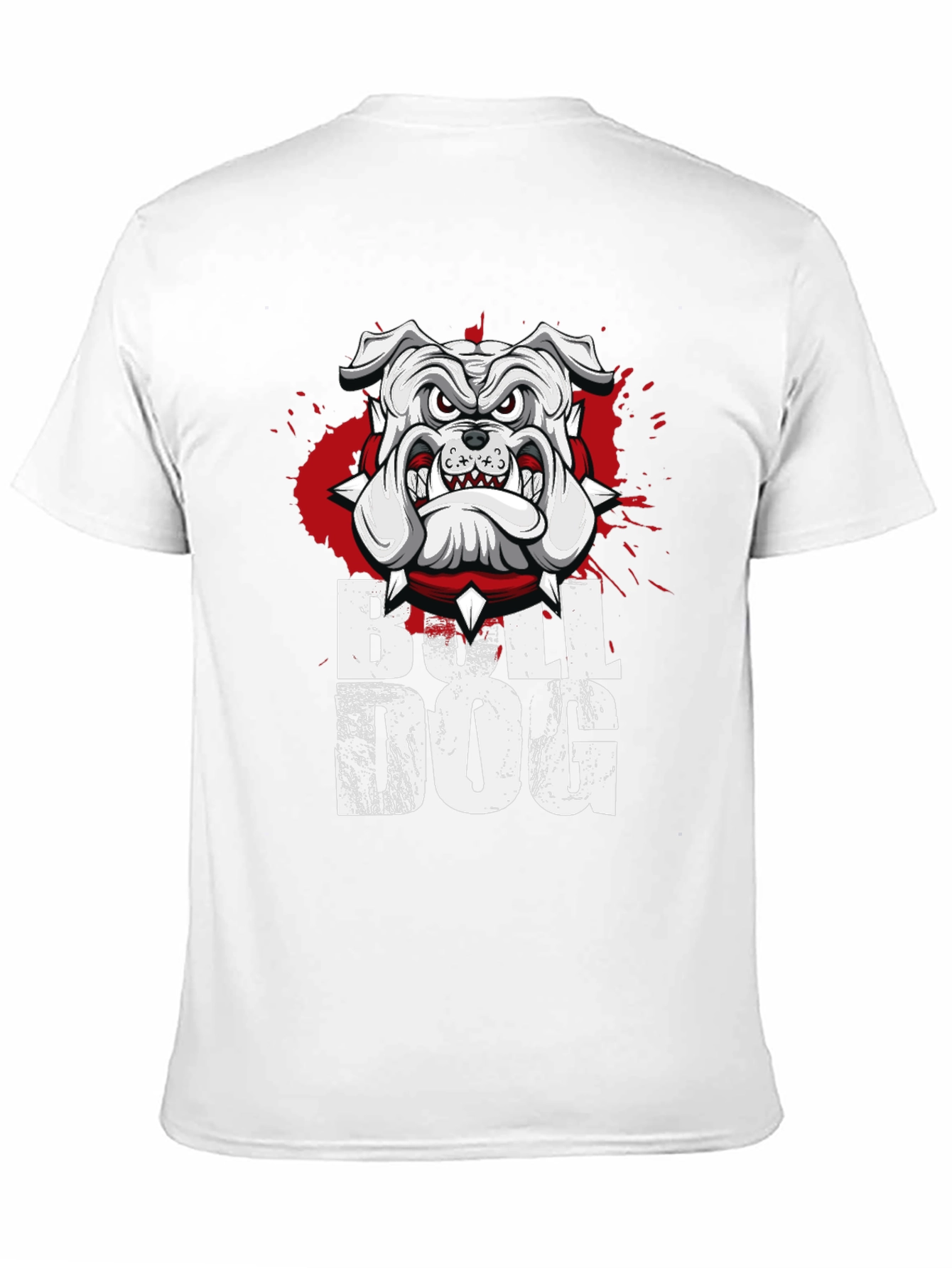 Camiseta Bulldog Inglés Diseño Gráfico Hombre