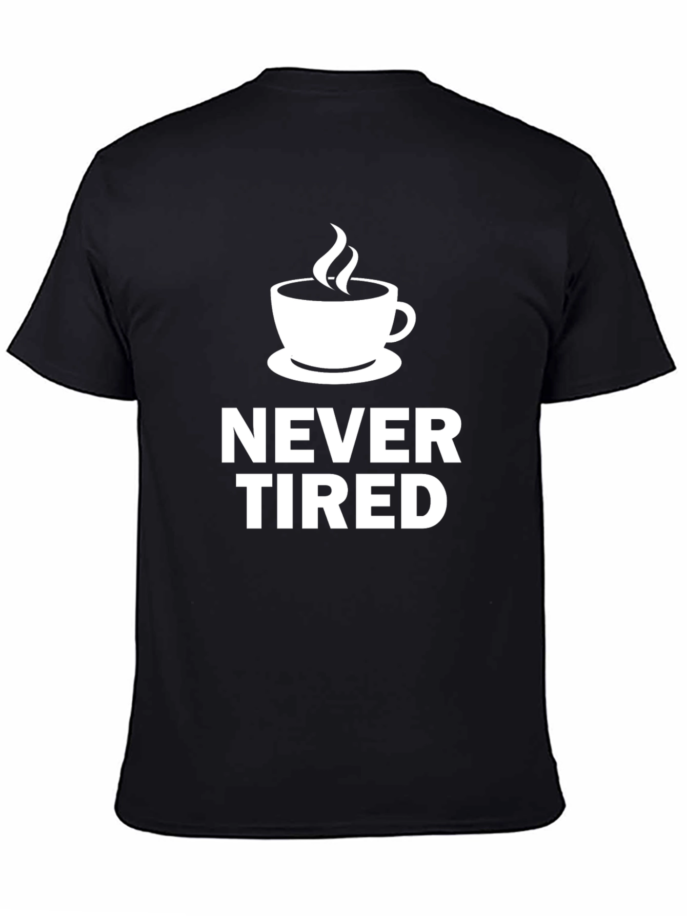 Camiseta Negra Never Tired