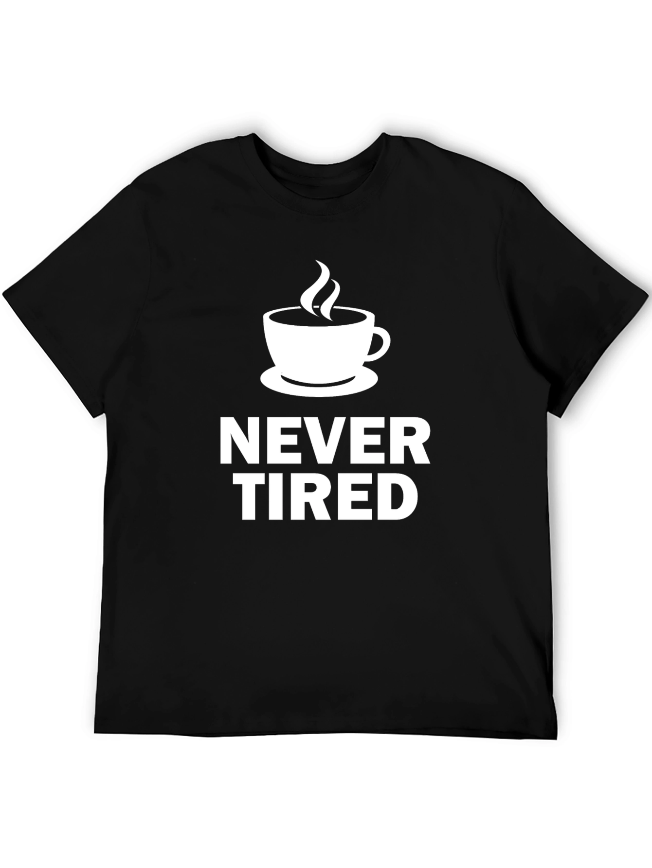 Camiseta Negra Never Tired