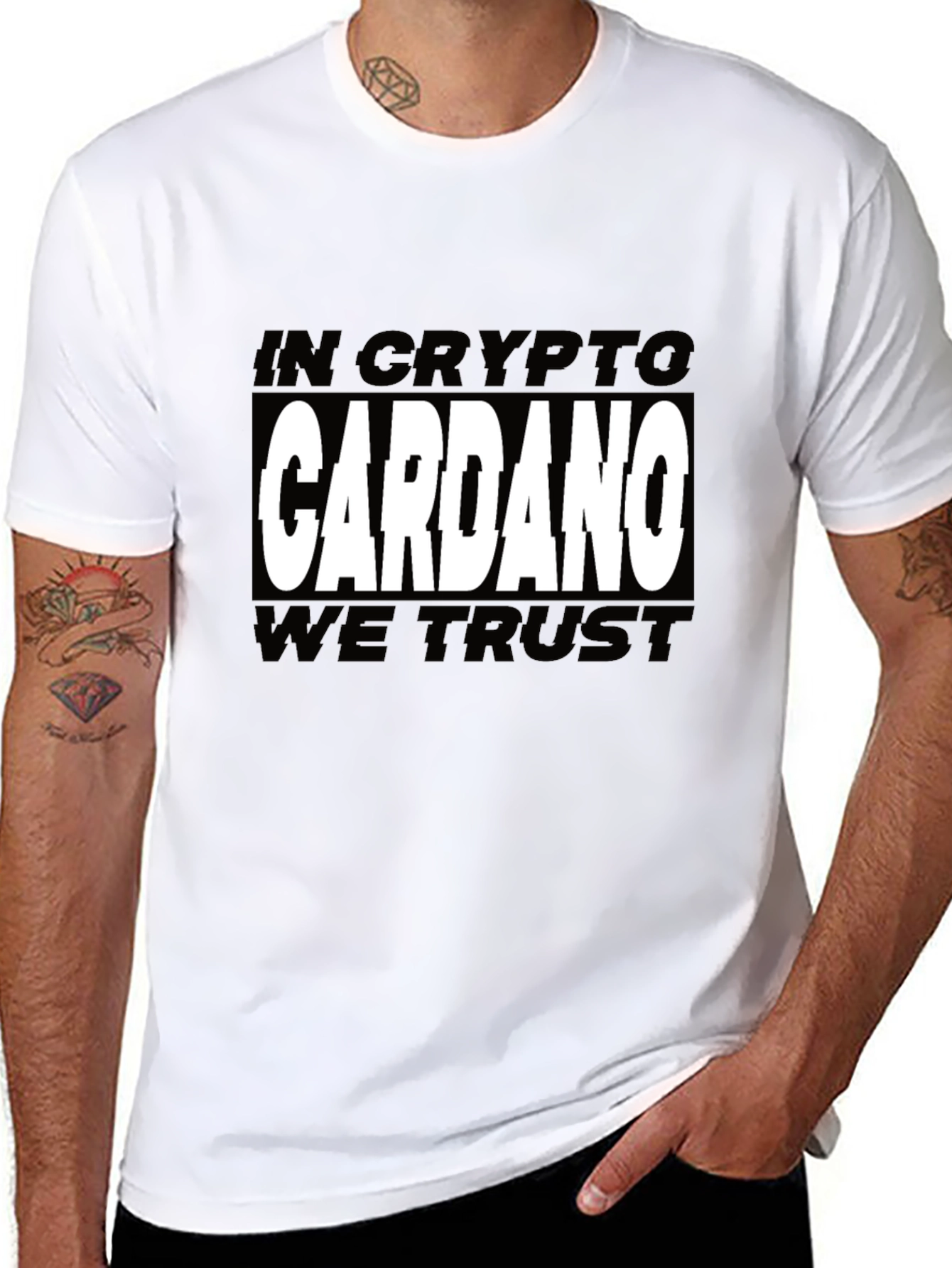 Camiseta Hombre Crypto Cardano - Confianza y Estilo