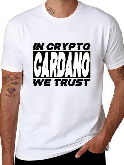 Camiseta Hombre Crypto Cardano - Confianza y Estilo