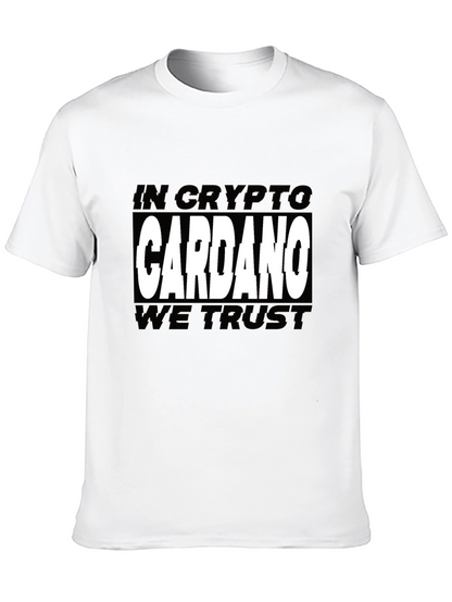 Camiseta Hombre Crypto Cardano - Confianza y Estilo