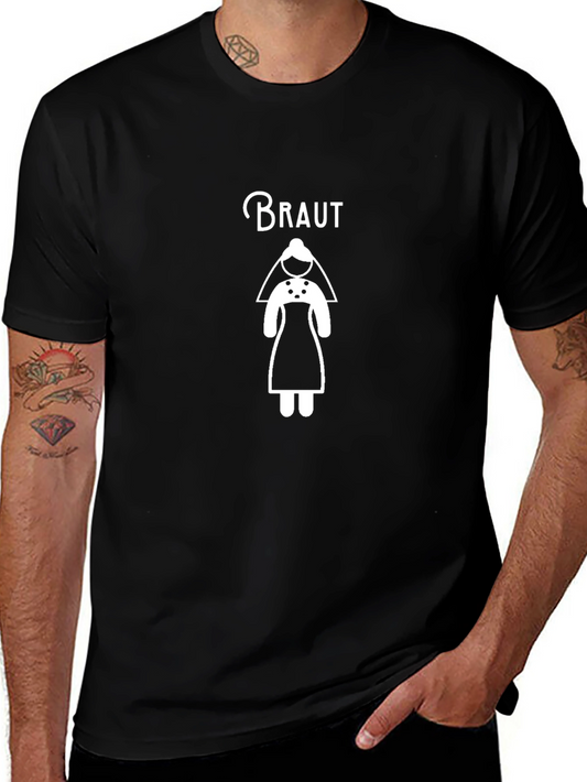 Camiseta Negra Braut para Despedida de Soltera