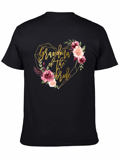 Camiseta Abuela de la Novia - Diseño Floral