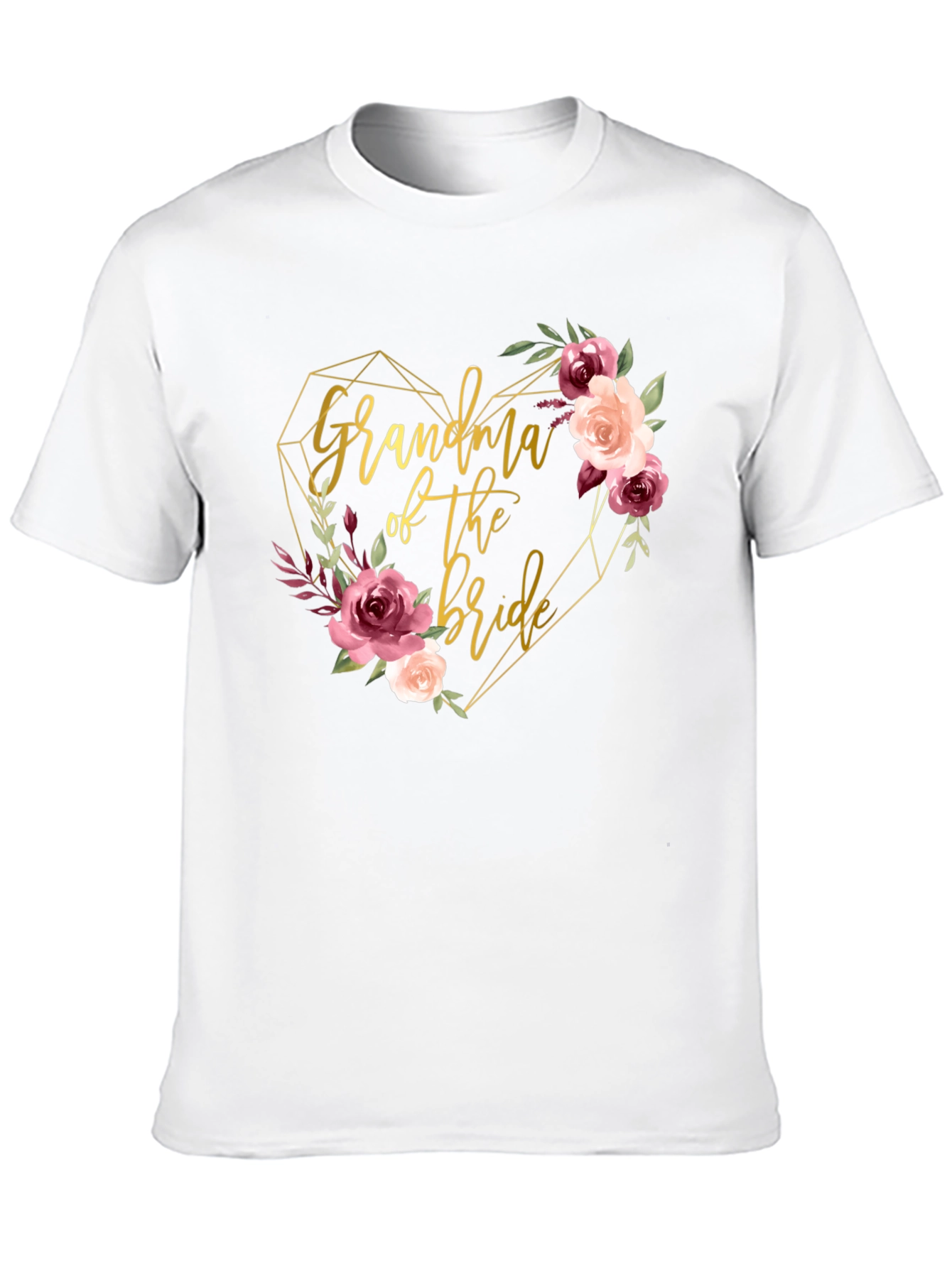 Camiseta Abuela de la Novia - Diseño Floral
