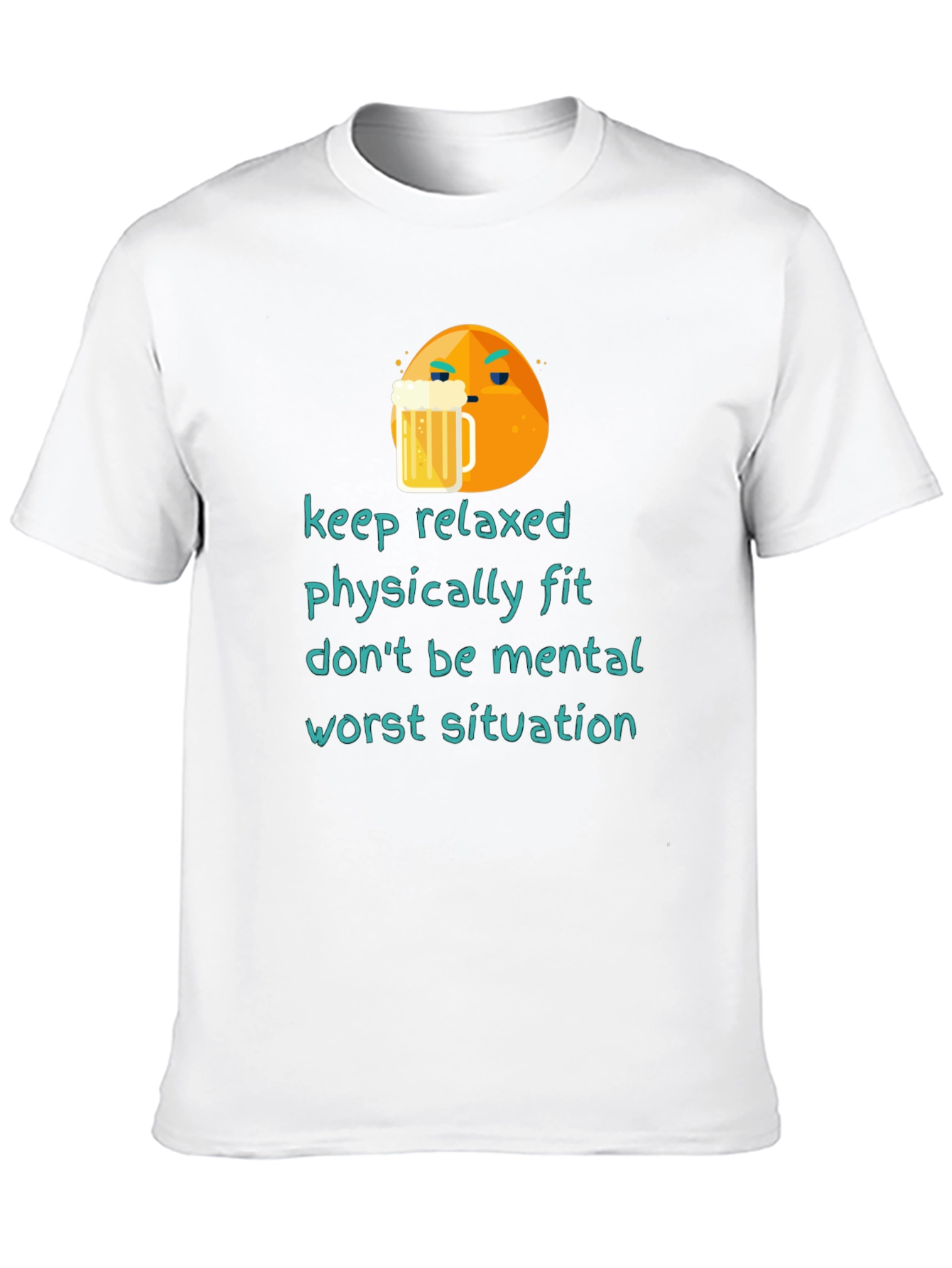 Camiseta con Diseño Relajado para Hombre