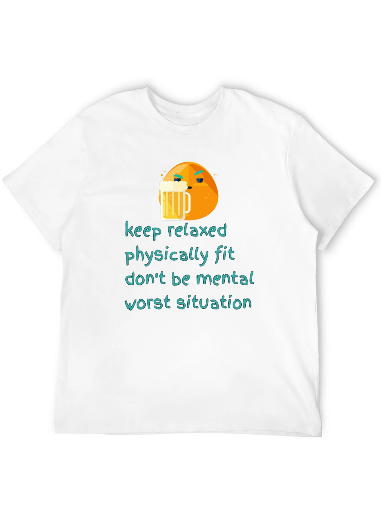 Camiseta con Diseño Relajado para Hombre