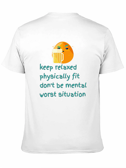 Camiseta con Diseño Relajado para Hombre