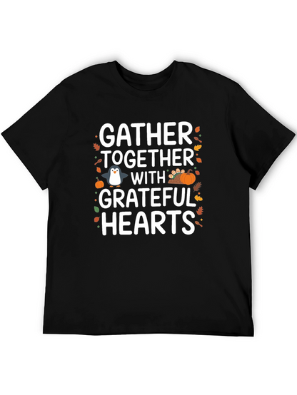 Camiseta Gather Together With Grateful Hearts