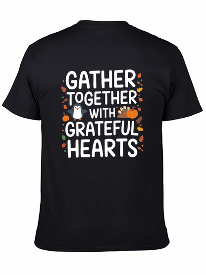 Camiseta Gather Together With Grateful Hearts
