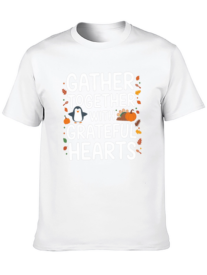 Camiseta Gather Together With Grateful Hearts