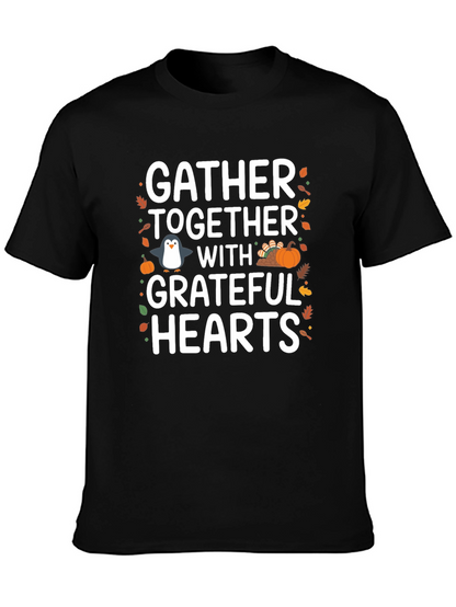 Camiseta Gather Together With Grateful Hearts