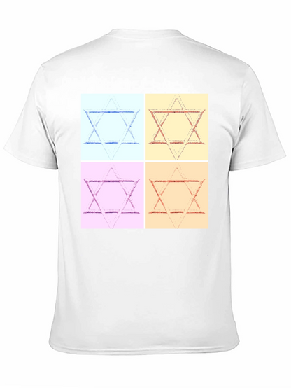 Camiseta Hombre Estrella de David Arte Pop